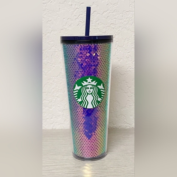 Starbucks Sequin Cold Cup - Purple - Picture 3 of 3